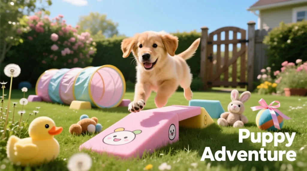 Confidence-building activities for puppy socialization