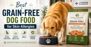 Best grain-free dog food for skin allergies for healthy skin and shiny coat in dogs