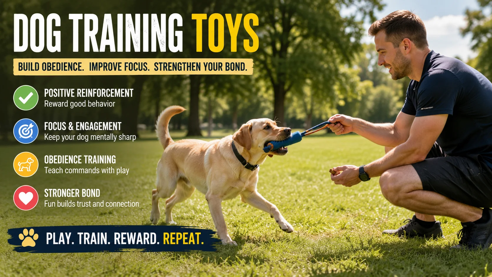 Learn how dog training toys improve obedience, focus, and behavior with simple step-by-step training methods for real dog owners.