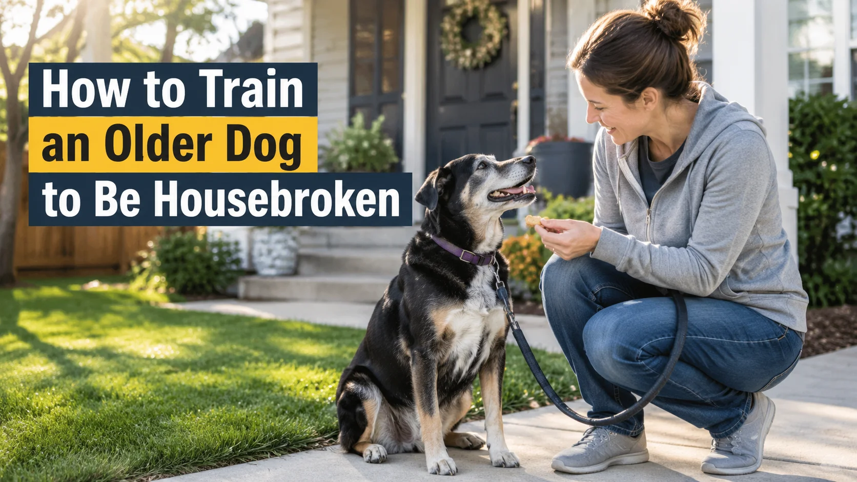 Learn how to train an older dog to be housebroken with a simple step-by-step plan for adult and rescue dogs using positive reinforcement.
